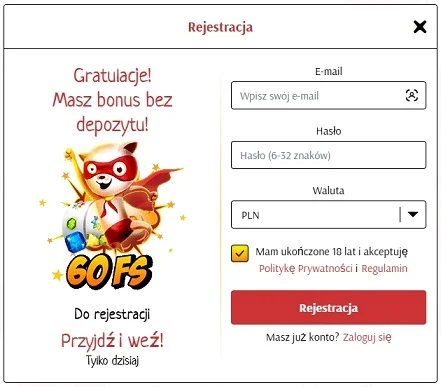 SuperCat casino Rejestracja